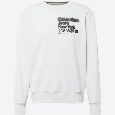 Calvin Klein Jeans Blurred Address Logo Sweatshirt für 31,92€ (statt 75€)