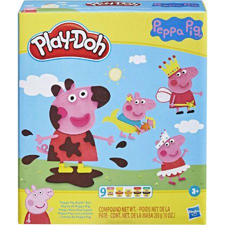 Play Doh Peppa Wutz Stylingset mit 9 Dosen & 11 Accessoires für 8,90€ (statt 12€)