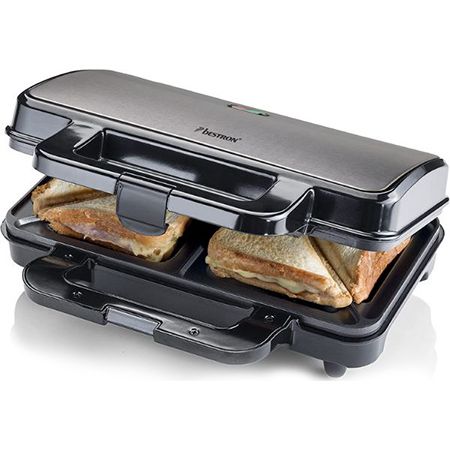Bestron XL Sandwichmaker, 900 Watt für 19,99€ (statt 26€)