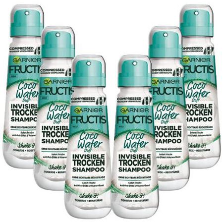 6 x Garnier Fructis Invisible Coco Water Trockenshampoo ab 17,25€ (statt 24€)