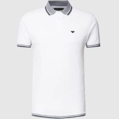 Emporio Armani Poloshirt mit Logo Stitching für 99,99€ (statt 129€)