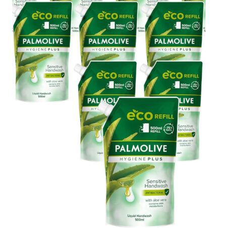 6x Palmolive Flüssigseife Aloe Vera (300ml) + 6x 500ml Nachfüllbeutel für 19,31€ (statt 22€)