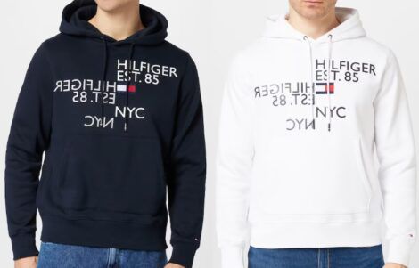 Tommy Hilfiger Hoodie in Blau Schwarz oder Weiß ab 52,43€ (statt 119€)