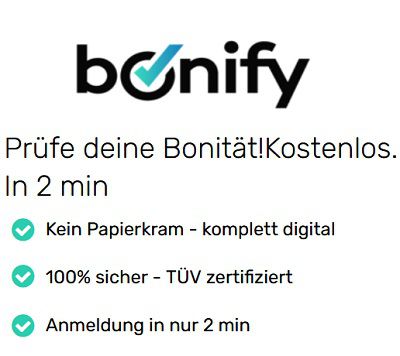 bonify: SCHUFA Basisscore dauerhaft gratis abrufen