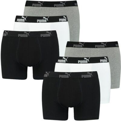 6er Pack Puma Boxershorts in mehreren Farben ab 34,99€ (statt 40€)