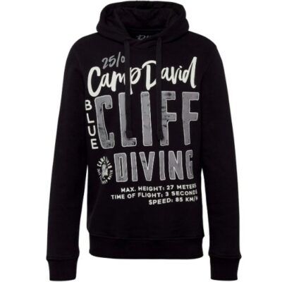 Camp David Sweatshirt in Schwarz für 29,95€ (statt 60€)