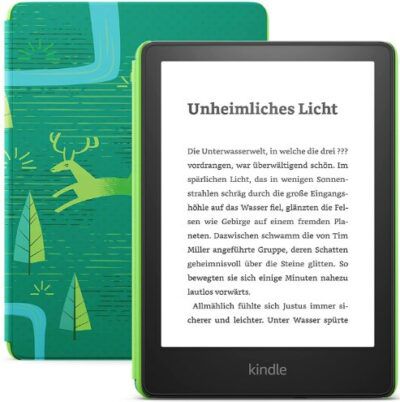 Kindle Paperwhite Kids (2021) + Hülle + 1 Jahr Amazon Kids+ für 99,99€ (statt 130€)