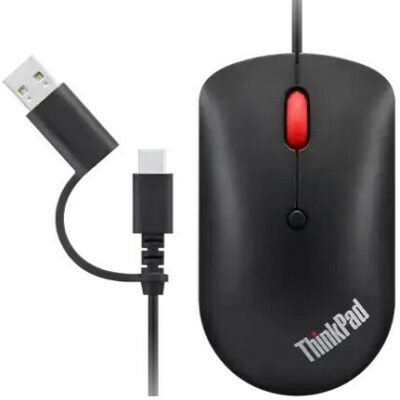 Lenovo ThinkPad USB C Wired Compact Mouse für 9,76€ (statt 19€)