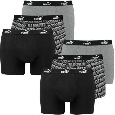 6er Pack Puma Boxershorts in mehreren Farben ab 34,99€ (statt 40€)