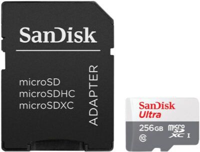 SanDisk Ultra microSD Speicherkarte mit 256GB für 15€ (statt 18€)