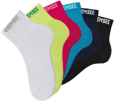 Chiemsee Kurzsocken 6er Pack in 4 Farben für 12,99€ (statt 19€)