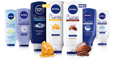 Mit dem Kauf von Nivea Produkten ein Nivea Duschgel gratis