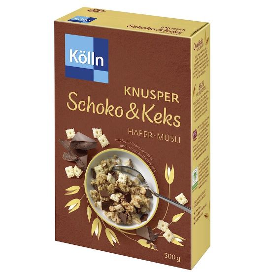 7x Kölln Müsli Knusper Schoko &#038; Keks (je 500g) für 18,55€ (statt 25€)