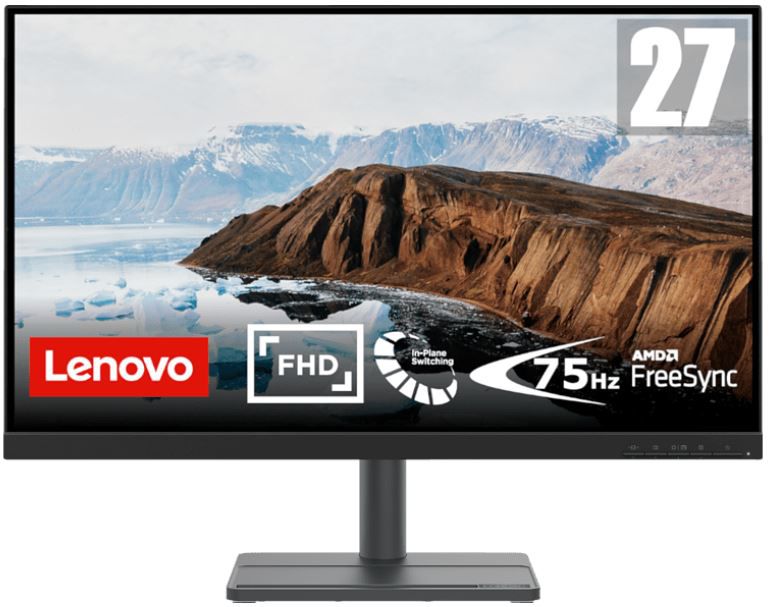 Lenovo L27e 30   27 Zoll Full HD Monitor mit 4ms, 75Hz für 129€ (statt 155€)