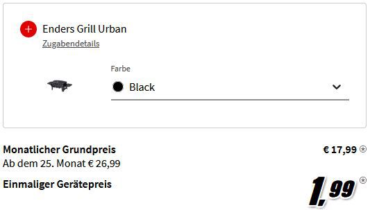 Xbox Series S Gilded Hunter Bundle + Enders Grill + Vodafone Flat 10GB für 17,99€ mtl.