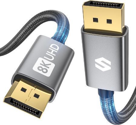 Silkland 8K Displayport 1.4 Kabel mit 2 Meter für 5,09€ (statt 10€)