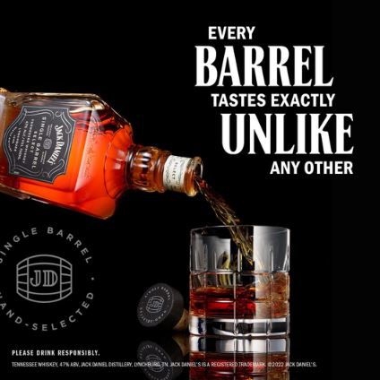 Jack Daniel‘s Single Barrel Select Tennessee Whiskey, 0,7L für 32,46€ (statt 37€)