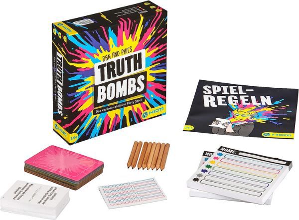 HCM Kinzel Truth Bombs Partyspiel für 10,32€ (statt 20€)