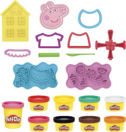 Play Doh Peppa Wutz Stylingset mit 9 Dosen & 11 Accessoires für 8,90€ (statt 12€)