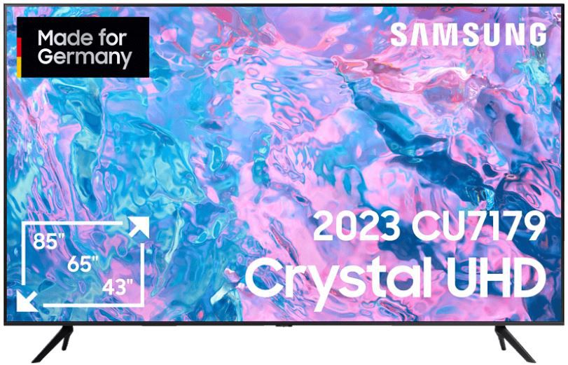 Samsung GU75CU7179   75 4K UHD LED Smart TV für 999€ (statt 1.179€)