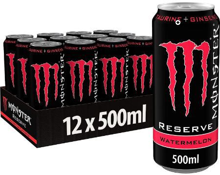 12x Monster Energy Reserve Watermelon, 0,5L für 11,69€ (statt 18€)