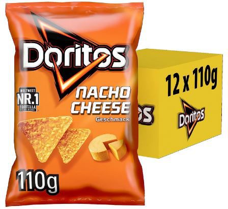 12x Doritos Nacho Cheese Tortilla Nachos, 110g ab 11,42€ (statt 19€)