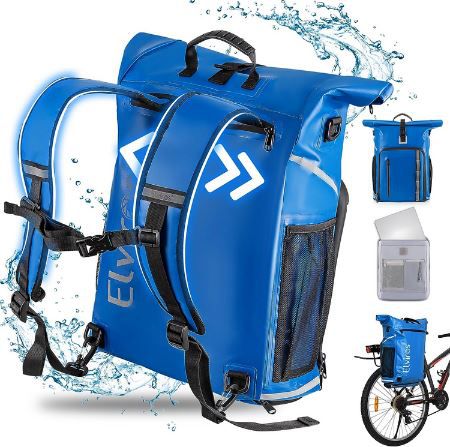 Elviros 3 in 1 Universalrucksack und Fahrradtasche, 20 33 Liter für 14,99€ (statt 40€)