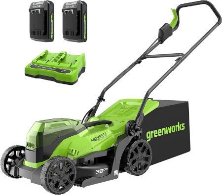 Greenworks GD24X2LM36K2x Akku Rasenmäher bis 250m² für 207,99€ (statt 320€)