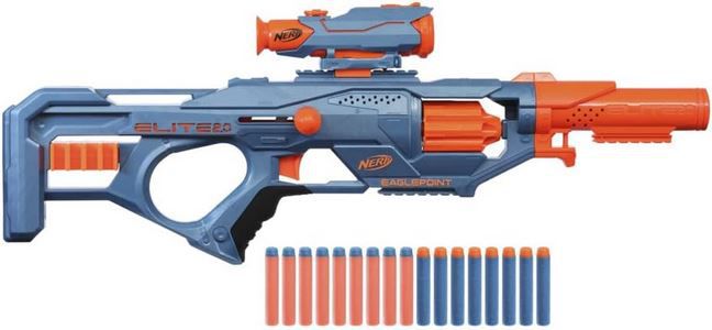 Nerf Elite 2.0 Eaglepoint RD 8 Blaster + 16 Nerf Darts für 23,39€ (statt 28€)