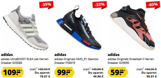 SportSpar: adidas Sneaker Sale   z.B. Derrick Rose Schuh für 52€ (statt 70€) 