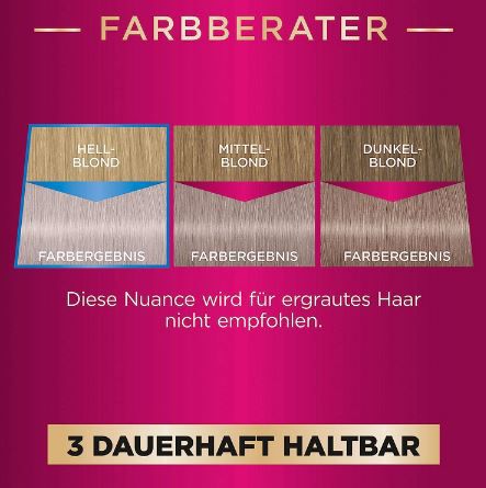 3er Pack Palette Intensiv Creme Coloration Silberblond Stufe 3 für 2,90€ (statt 9€)