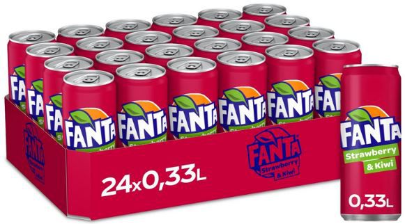 24er Pack Fanta Strawberry & Kiwi, 330ml ab 14,84€ (statt 24€)