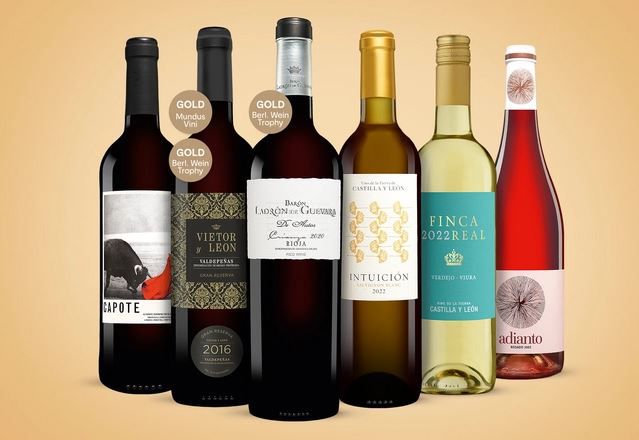 6 Flaschen Wein im Juli Genießer Paket für 39,98€ (statt 69€)