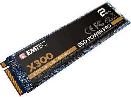 Emtec X300 Power Pro M2 SSD mit 2 TB, PCIe 3.0 für 79,89€ (statt 96€)