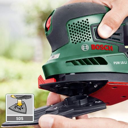 Bosch PSM 18 LI Akku Multischleifer ohne Akku/Ladegerät für 39,99€ (statt 54€)