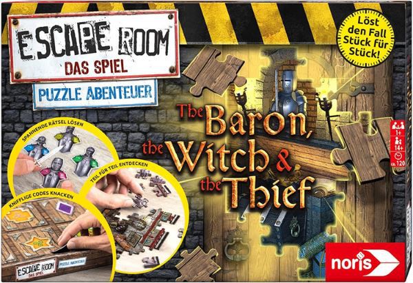 Noris Escape Room Puzzle The Baron, Witch & Thief für 9,99€ (statt 14€)