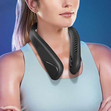 Jialexin Tragbarer Hals Ventilator mit Akku für 13,99€ (statt 30€)