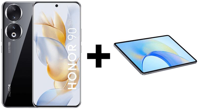Honor 90 512GB + Pad X9 Tablet für 22€ + O2 AllNet 15GB LTE für 19,99€ mtl.