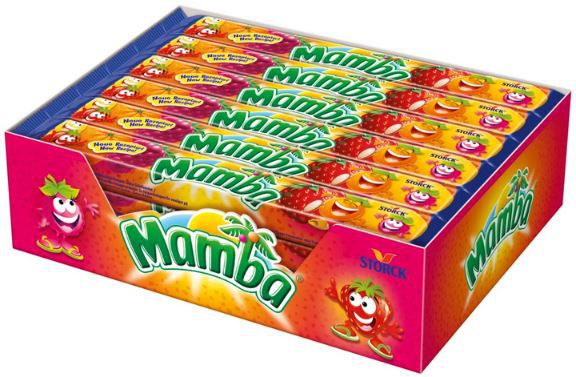 24 x 4er Pack Mamba Kaubonbons mit Fruchtgeschmack für 16,49€ (statt 19€)