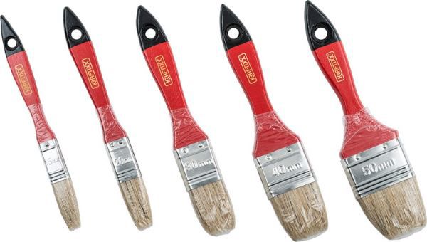 kwb Flach Pinsel Set, 5 teilig, 15 50 mm Breit für 3,99€ (statt 5,49€)