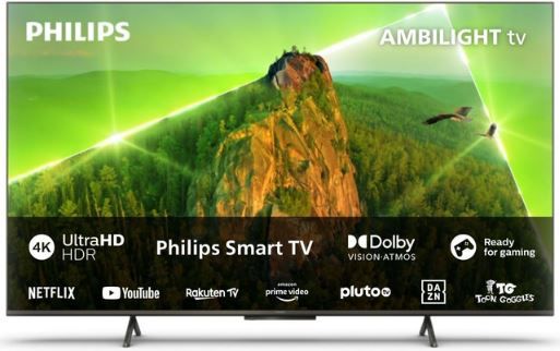 Philips PUS8108   70 4K LED Smart Ambilight TV mit 60Hz für 939€ (statt 1.033€)