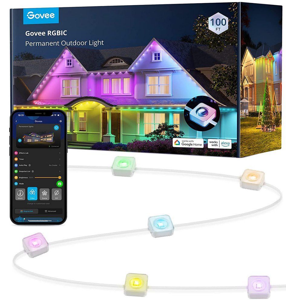 30m Govee Permanente RGBIC LED Außenleuchten für 179,99€ (statt 300€)