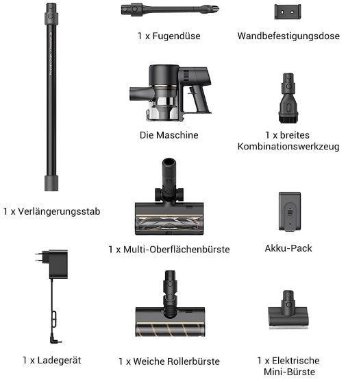 Dreame R10 Pro Akku Staubsauger mit 150AW für 199€ (statt 239€)