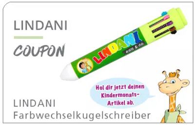 Linda Apotheken: LINDANI Farbwechselkugelschreiber für Kinder GRATIS