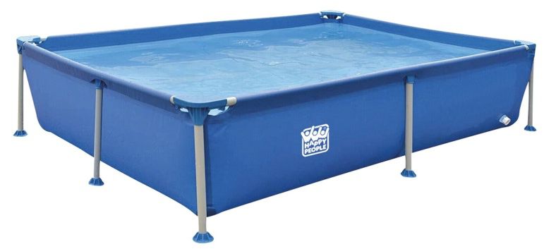 Frame Pool Stahlrahmen mit Poolfolie (228 x 159 x 42 cm) für 22,58€ (statt 61€)