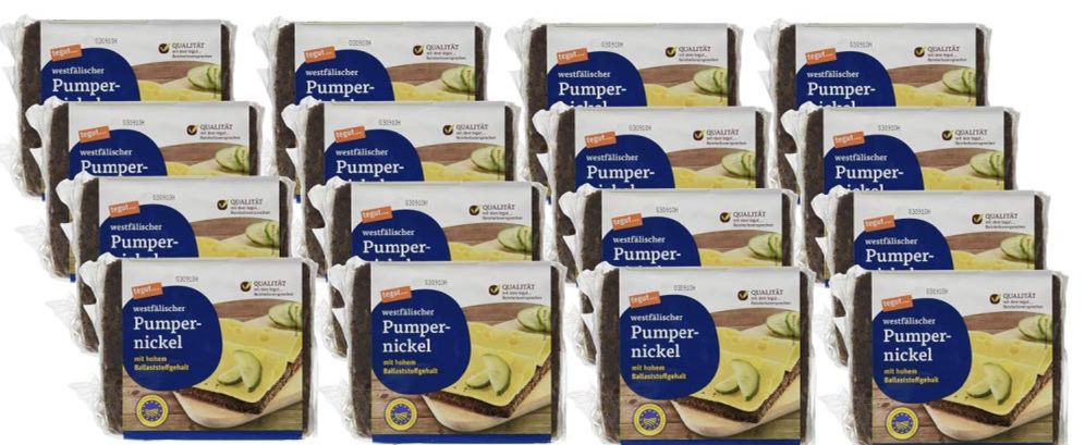 12x tegut Westfälischer Pumpernickel für 10,41€ (statt 19€)