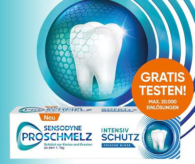 Sensodyne PROSCHMELZ  INTENSIV SCHUTZ gratis ausprobieren