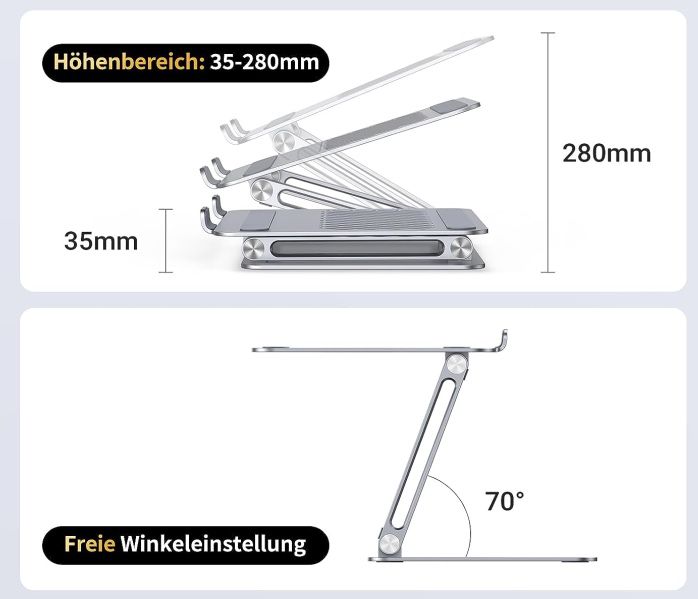 UGREEN Laptop Ständer (bis 16 Zoll) für 29,99€ (statt 38€)