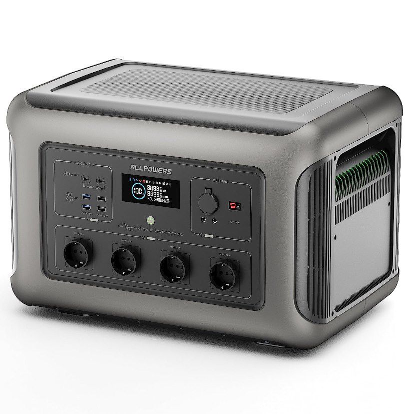 ALLPOWERS R3500 LiFePO4 Powerstation mit 3168Wh / 3500W für 1.360,99€ (statt 2.570€)