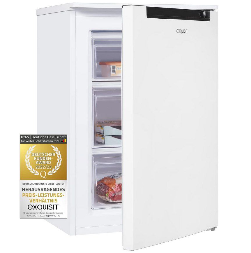 Exquisit Gefrierschrank GS581 040C (87l) für 329,95€ (statt 430€)